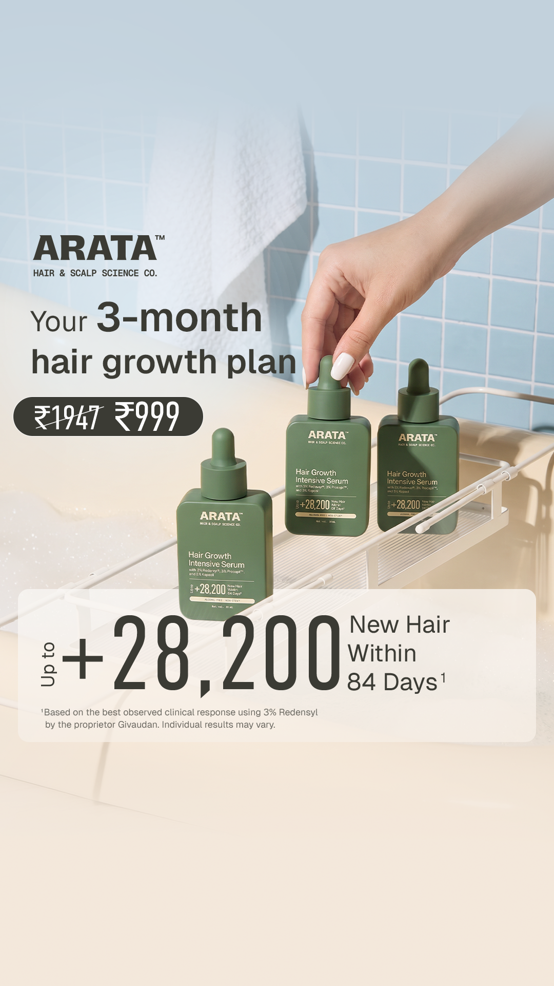  Arata Hair Care Facebook ad