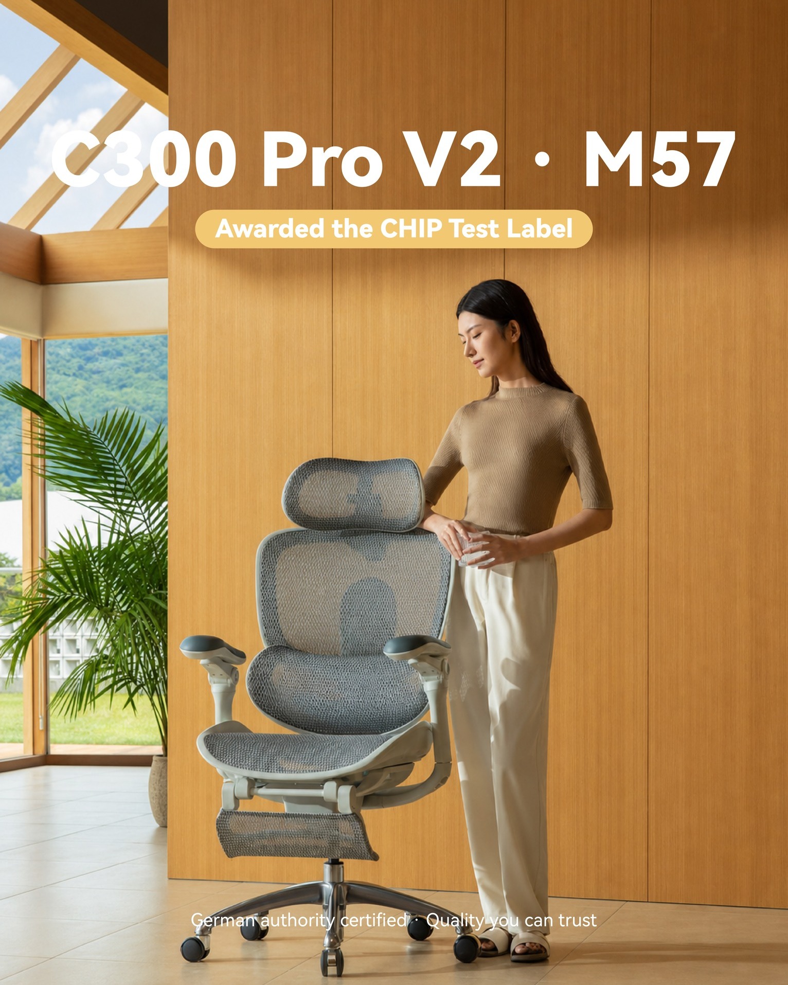 SIHOO Facebook ad: You deserve a chair backed by more than…
