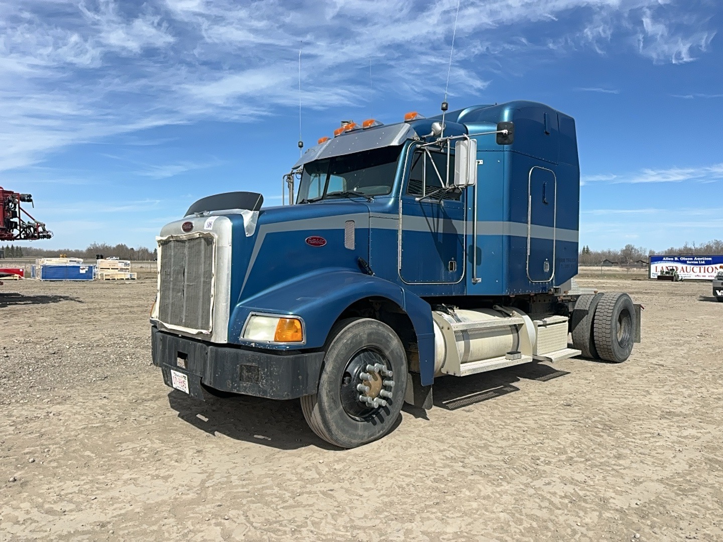 Allen B. Olson Auction Facebook ad: Summer East Central Machinery Consignment Auction