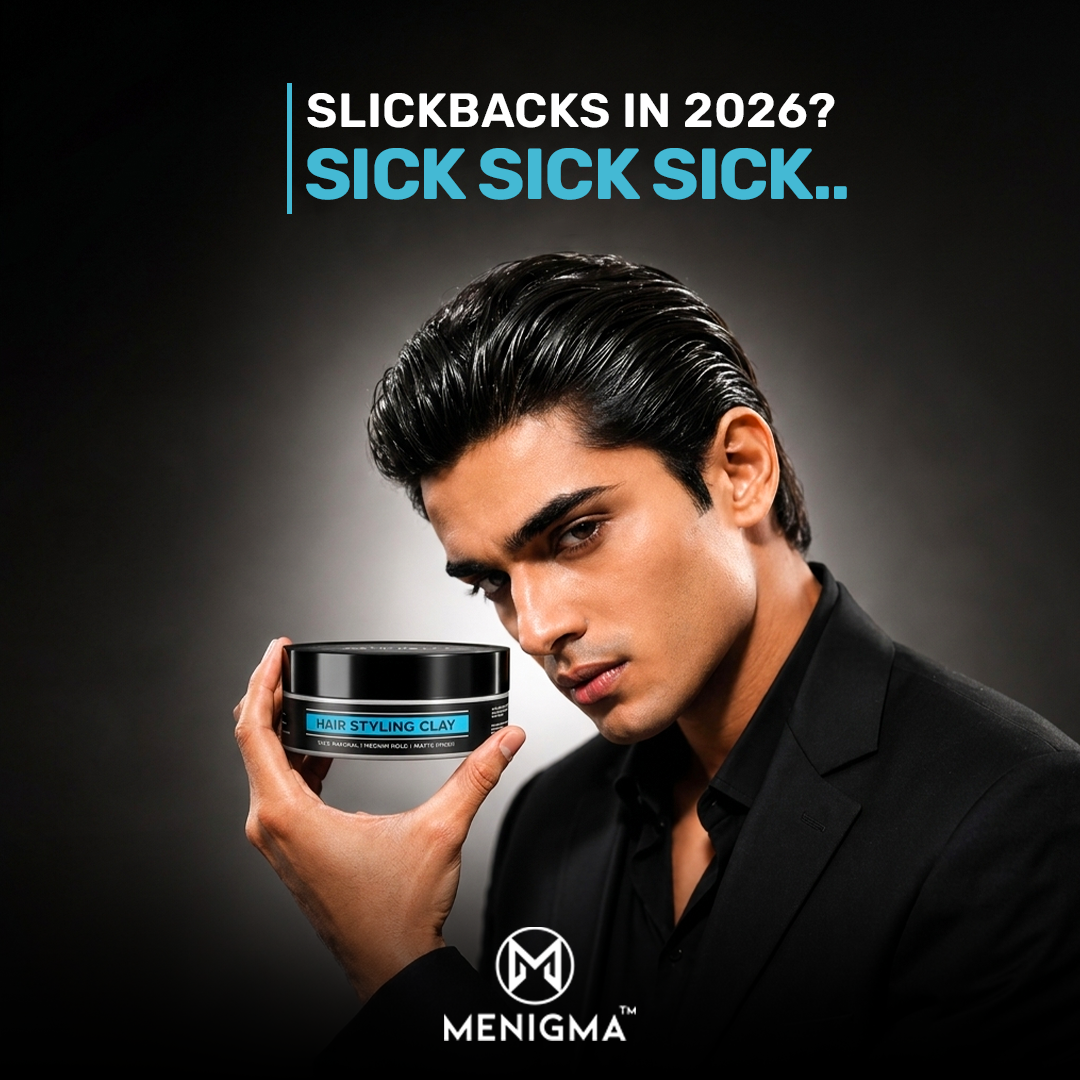 Menigma Facebook ad: Best Seller Men's Hair Styling Clay | 50,000+ Customers!