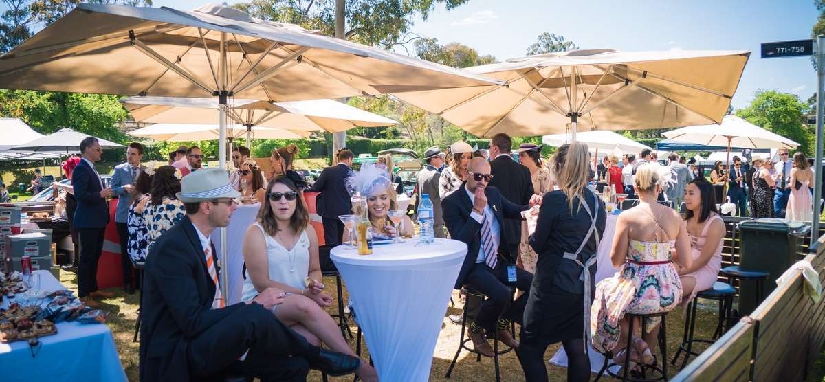 Fabulous Catering Facebook ad: Spring Racing Catering, Delivered or Staffed Events.
