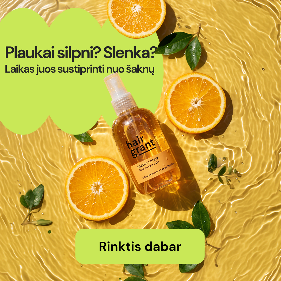 INGA Hairstyle Facebook ad: STOP slenkantiems plaukams.