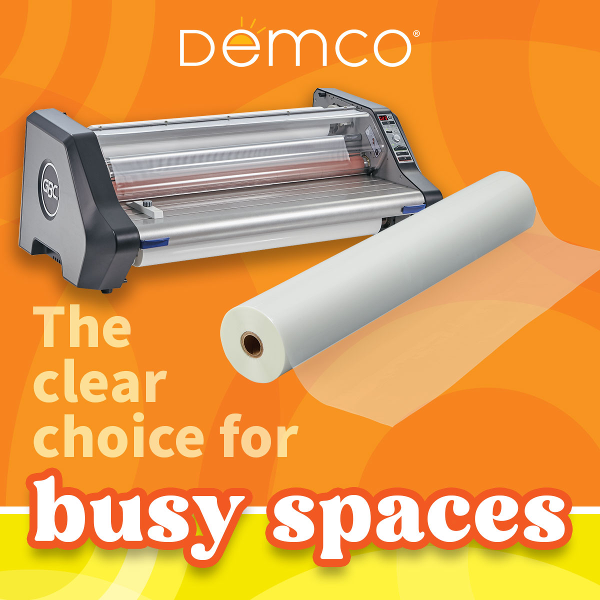 Demco Facebook ad: Laminating Made Simple