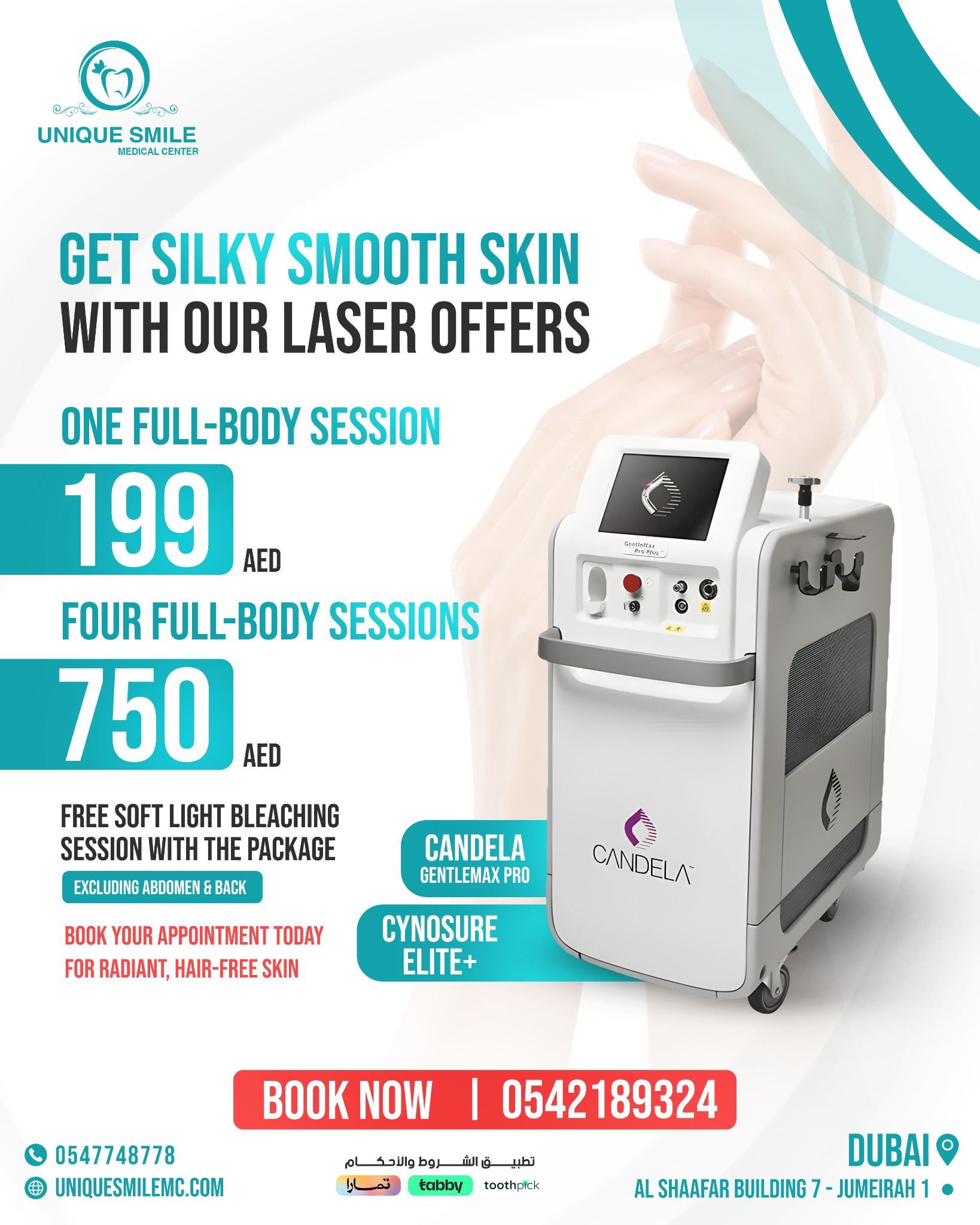 Uniquesmileclinic Facebook ad