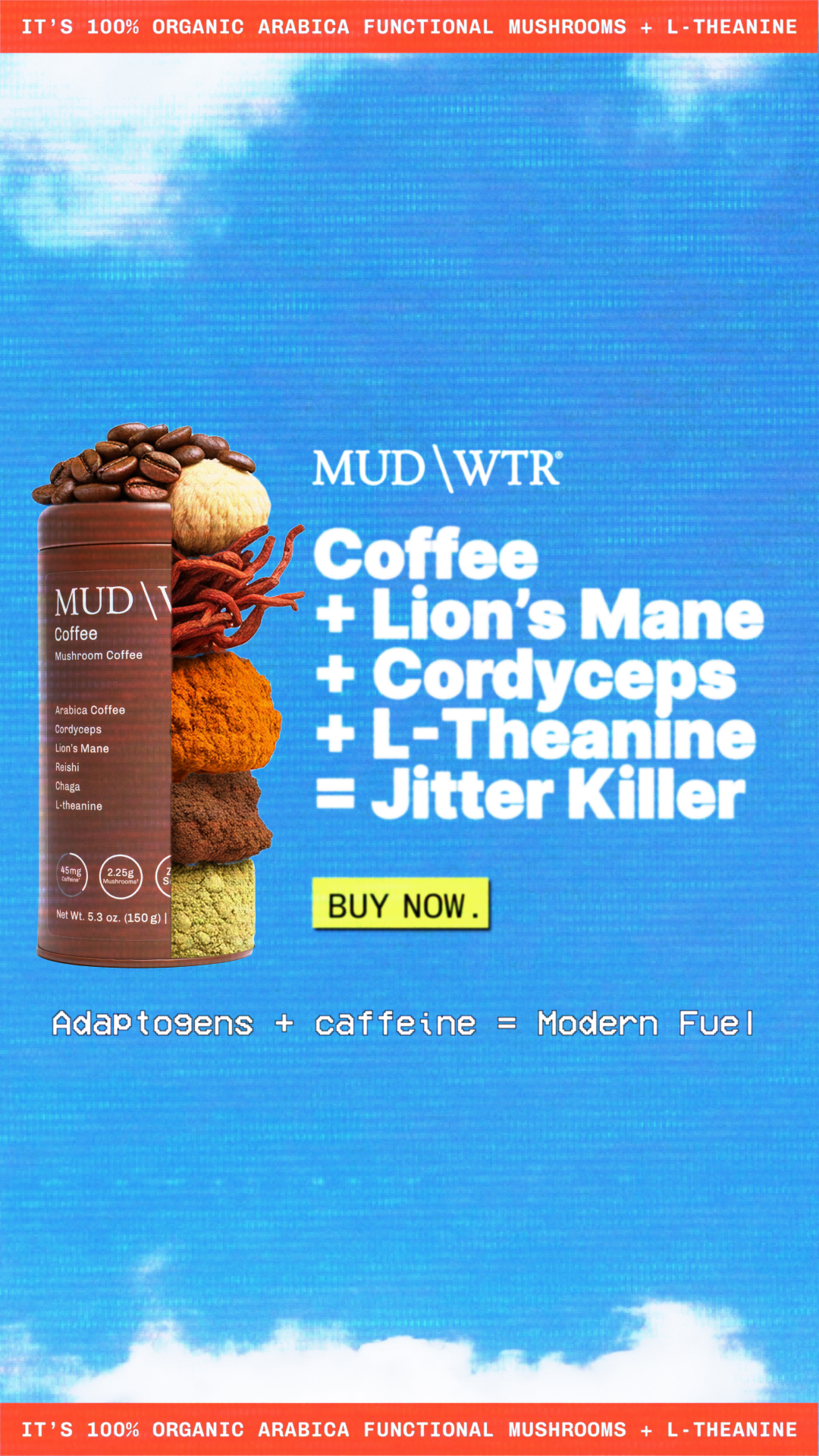 MUD\WTR Facebook ad