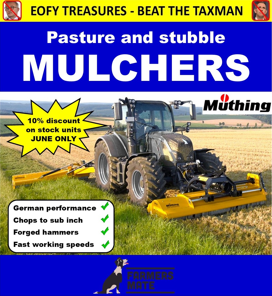 Farmers Mate Facebook ad: Turn crop residue and dry unpalatable pasture into…