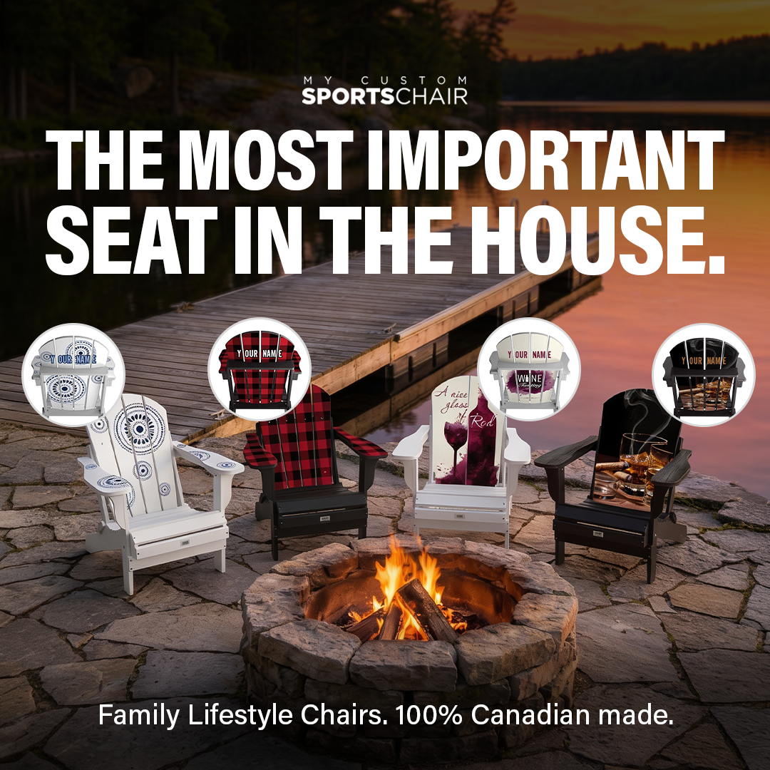 My Custom Sports Chair Facebook ad: Family Lifestyle Chair, Personalize Yours