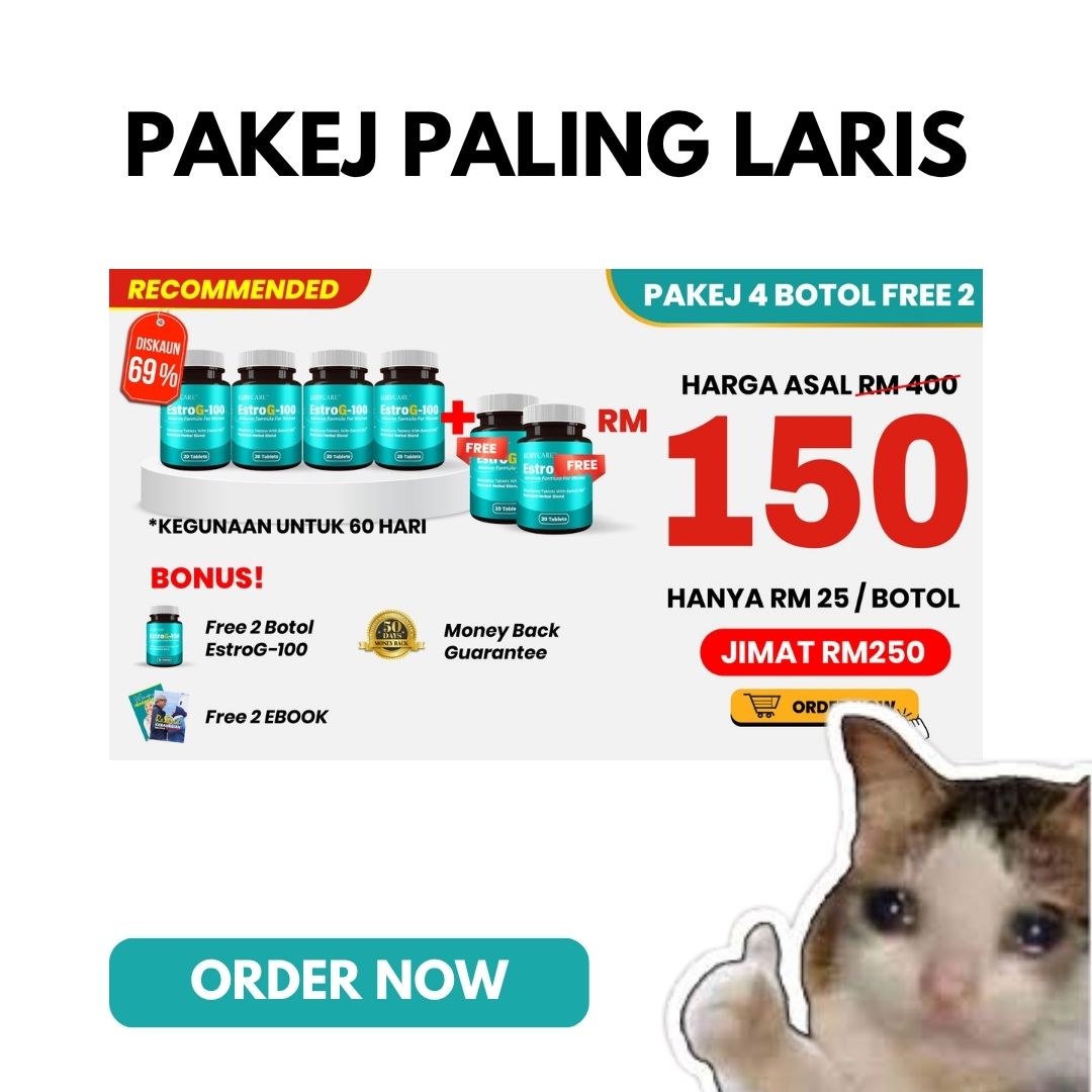 EstroG-100 - Rahsia Wanita Menopause Facebook ad