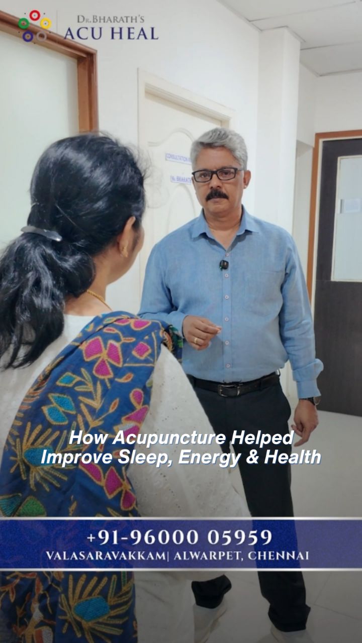 Dr. Bharath's Acu Heal Facebook ad: Real stories create real hope.