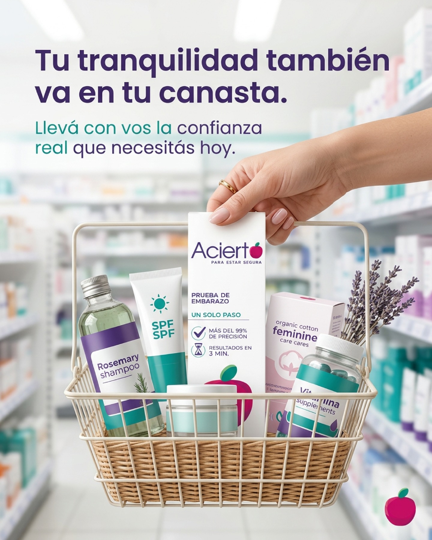 Acierto Facebook ad: Que la tranquilidad sea parte de tus compras…