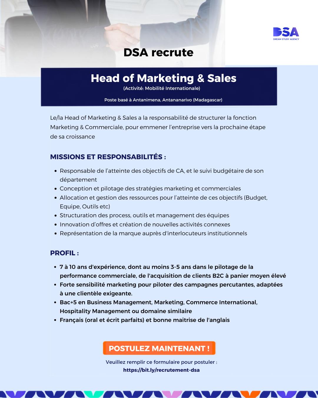 DSA - Dream Study Agency Facebook ad