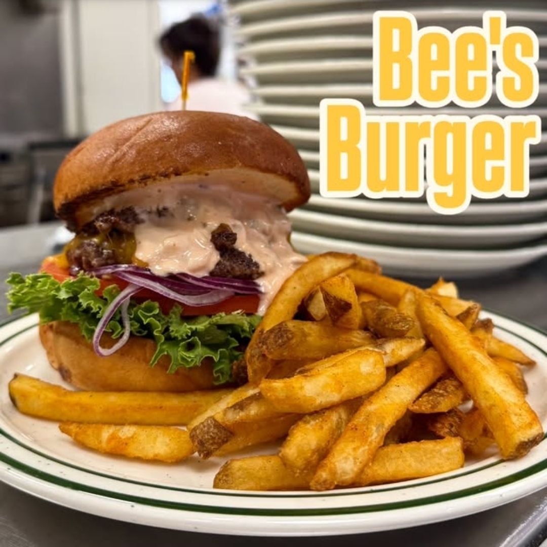 Bee's Bakery Cafe Facebook ad: Try out our signature Bee’s Burger!