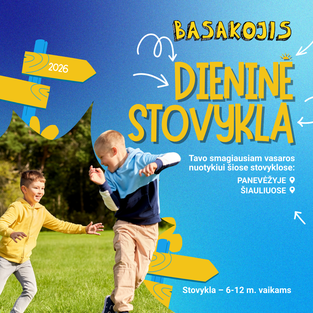 Basakojis stovykla Facebook ad