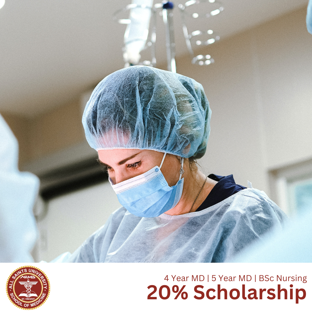 All Saints University School of Medicine Facebook ad: Study Medicine In Caribbean