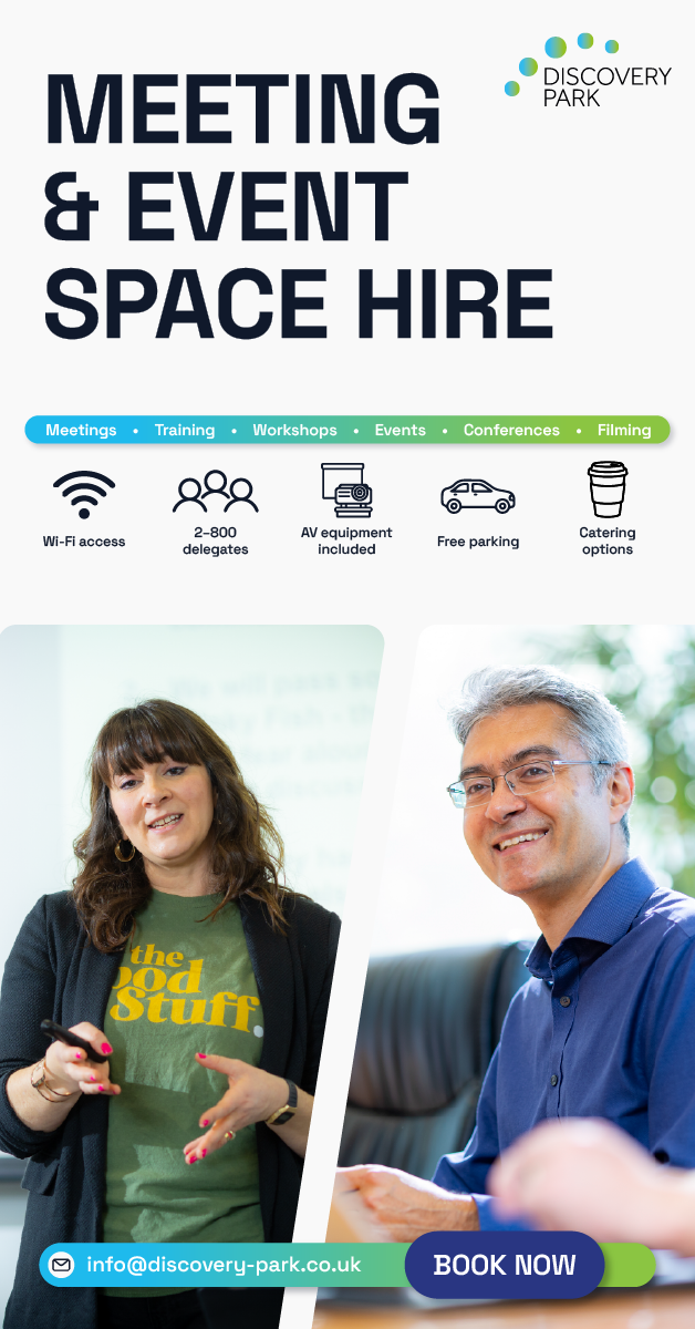 Discovery Park Facebook ad from May 18, 2026
