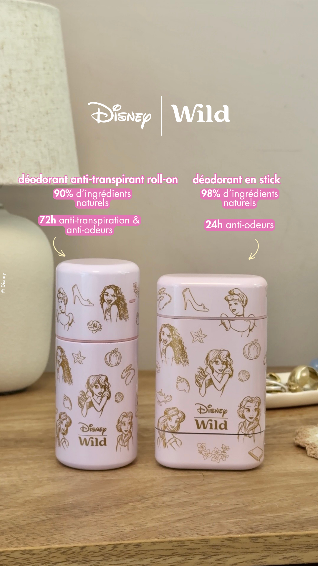 Wild Facebook ad: Les déodorants Wild | Disney ont débarqué