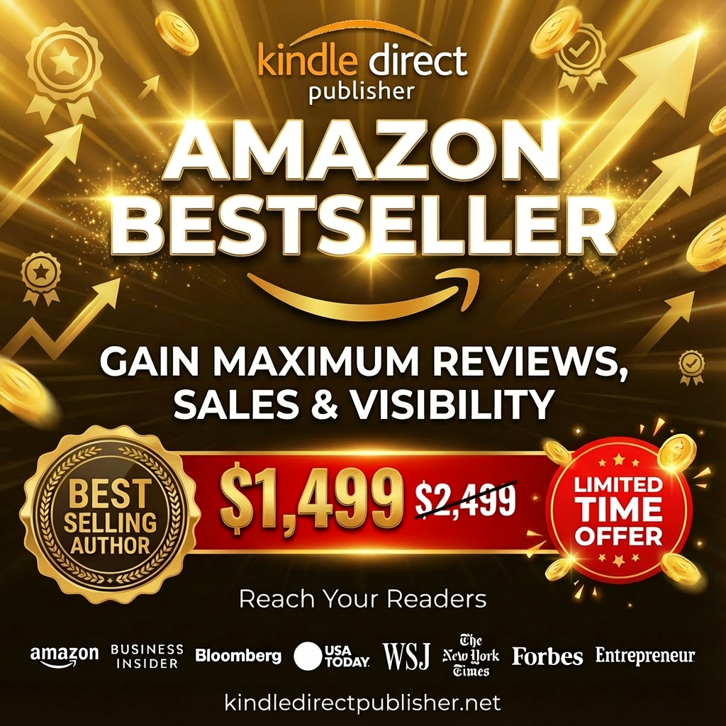 Kindle Direct Publisher Facebook ad: From unpublished to Amazon Bestseller.