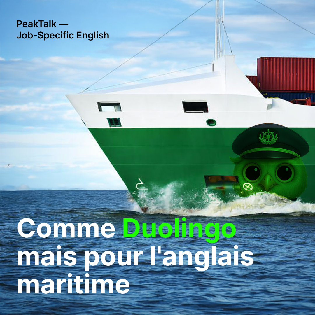 PeakTalk - Learn Professional English Facebook ad from May 14, 2026