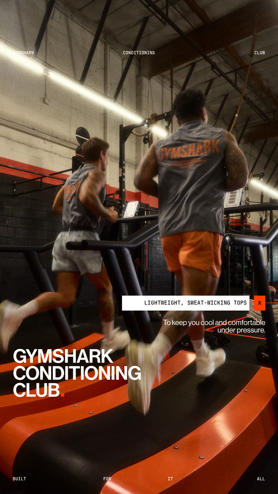 Gymshark Facebook ad