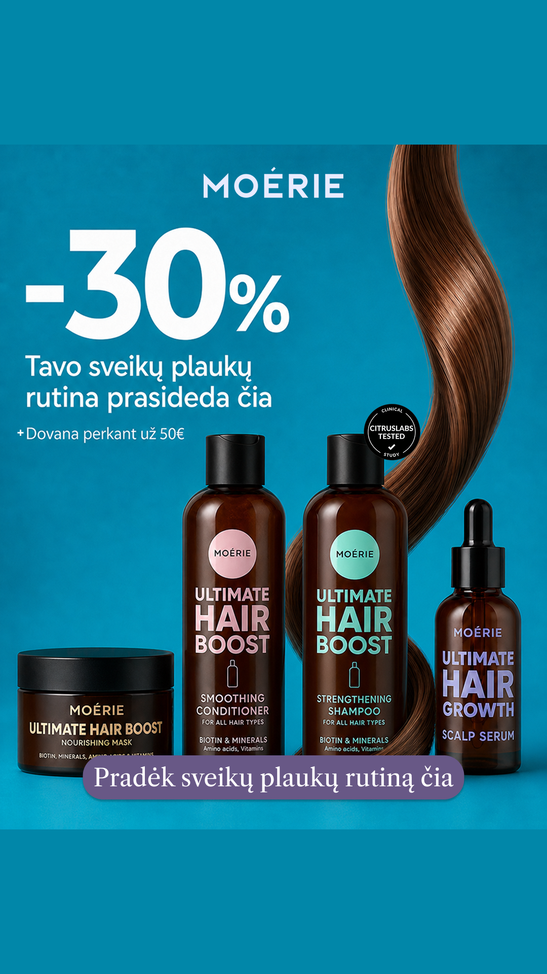 Moérie Beauty Facebook ad