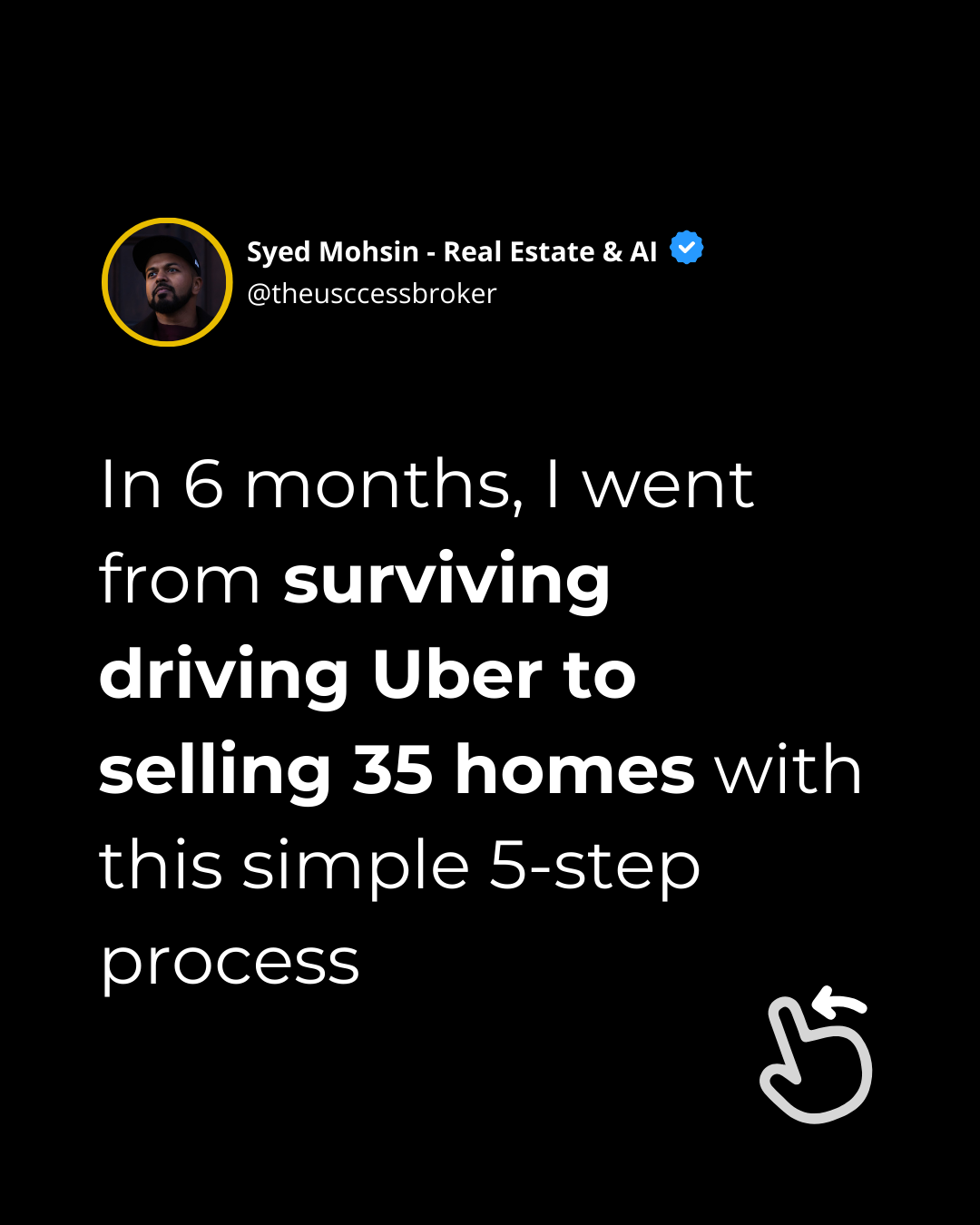 Syed Mohsin - Real Estate & AI Facebook ad