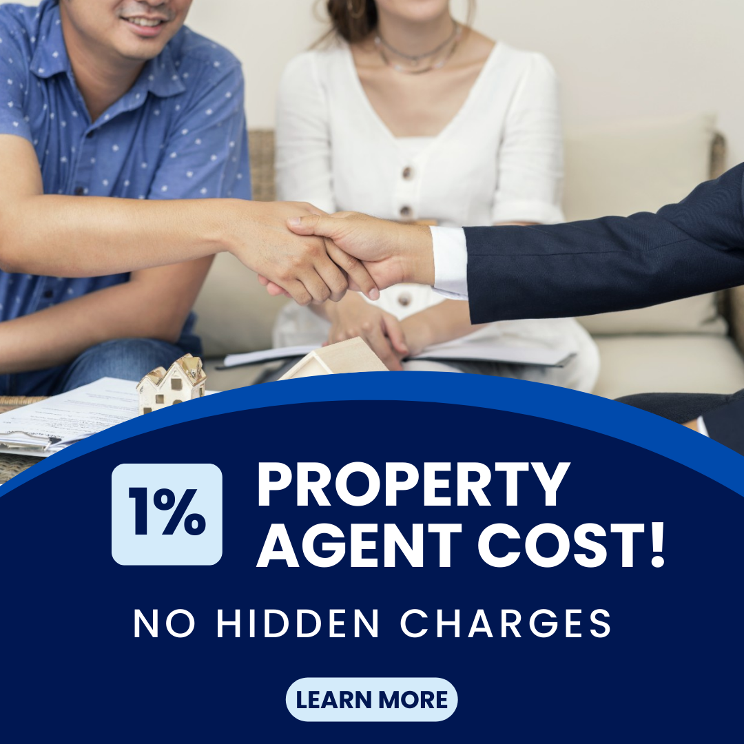 PropExpress Facebook ad: Get a 50% discount on agent fee!