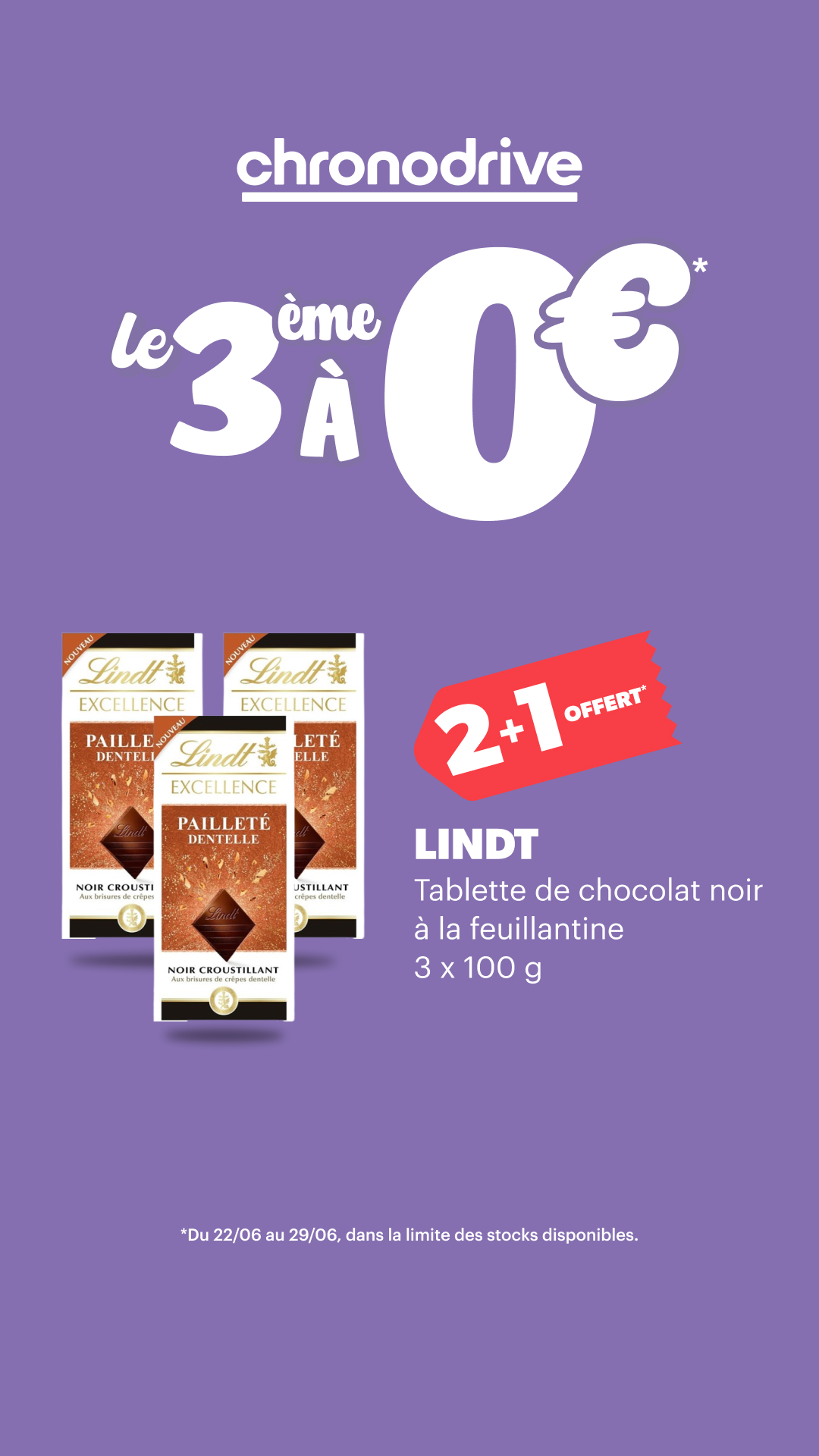 Chronodrive Facebook ad
