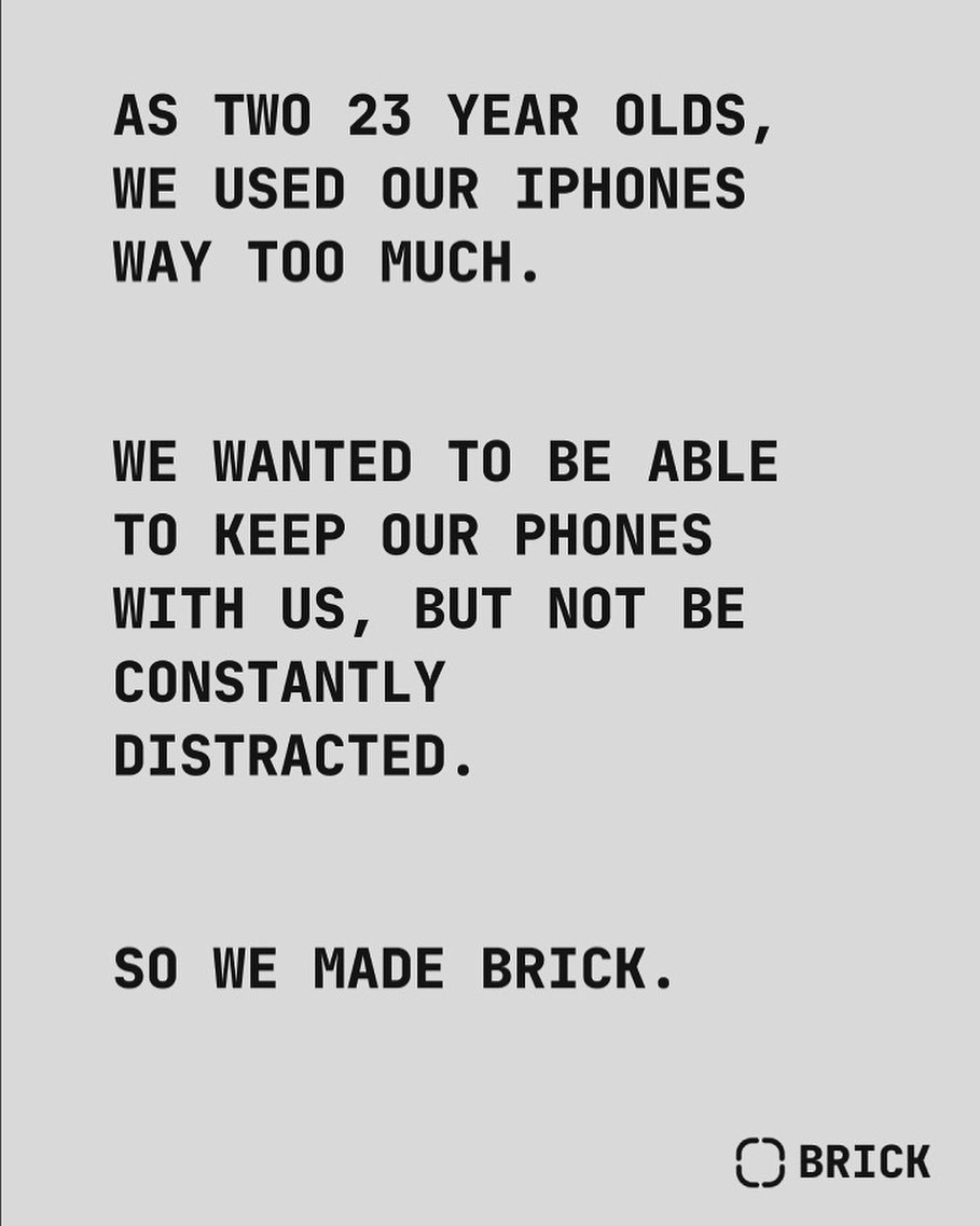 Brick - Take Back Your Time Facebook ad
