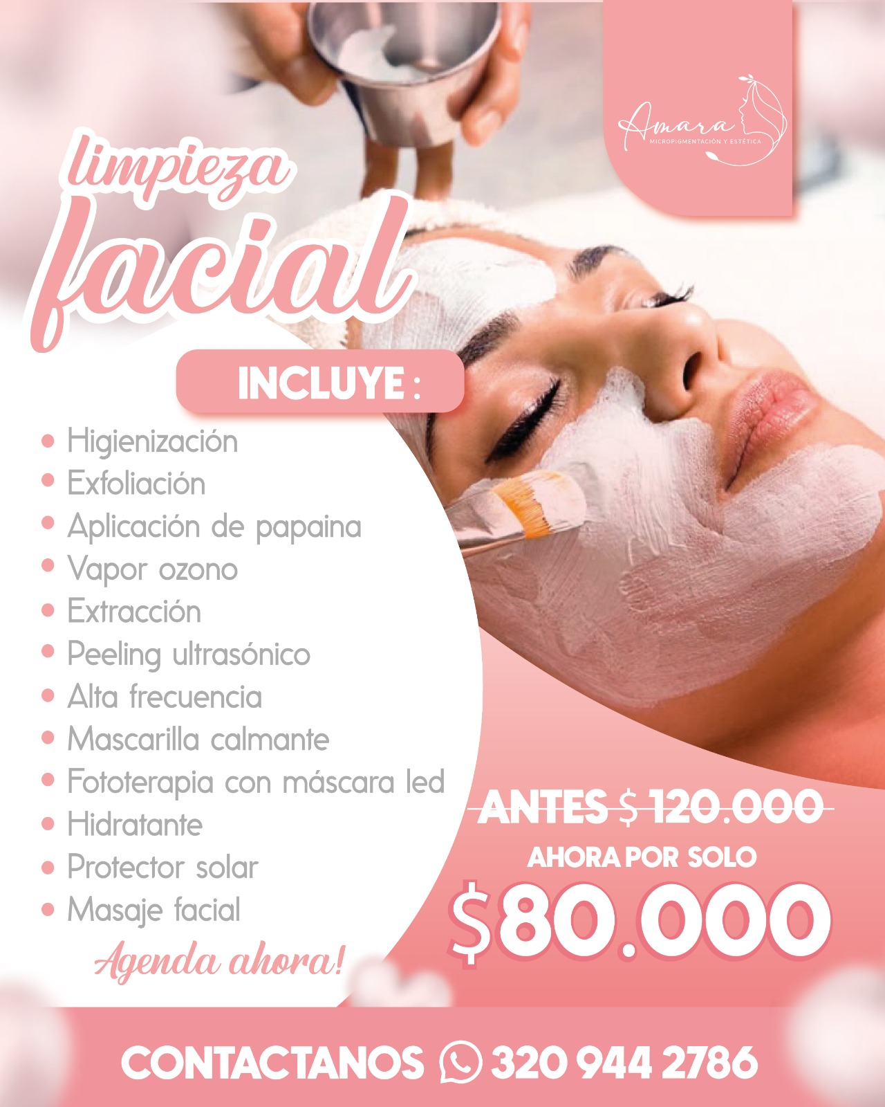 Amadas Brows Spa Facebook ad