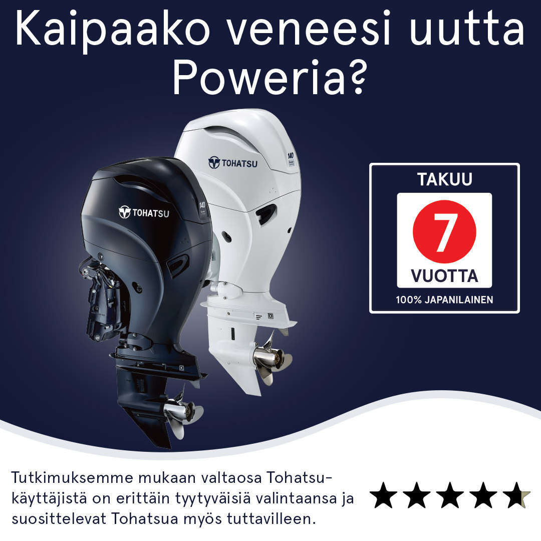 Tohatsu Finland Facebook ad: Ota yhteys myyjään