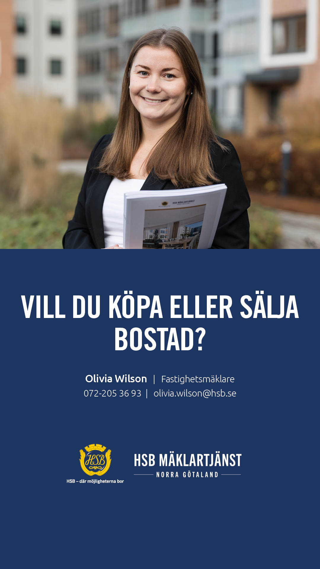 HSB Mäklartjänst Facebook ad from Feb 19, 2026