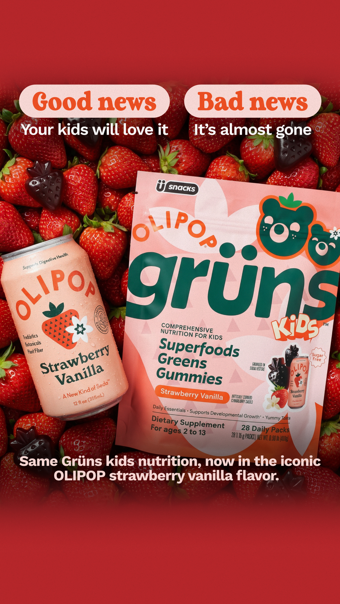 Olipop Facebook ad