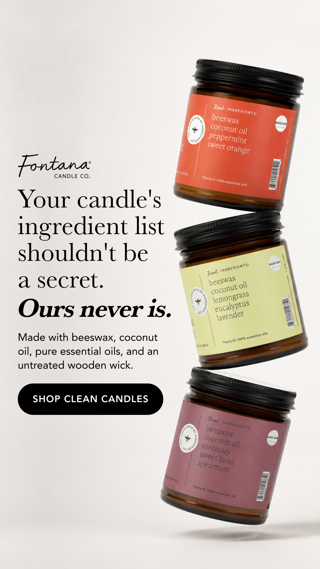 Fontana Candle Company Facebook ad