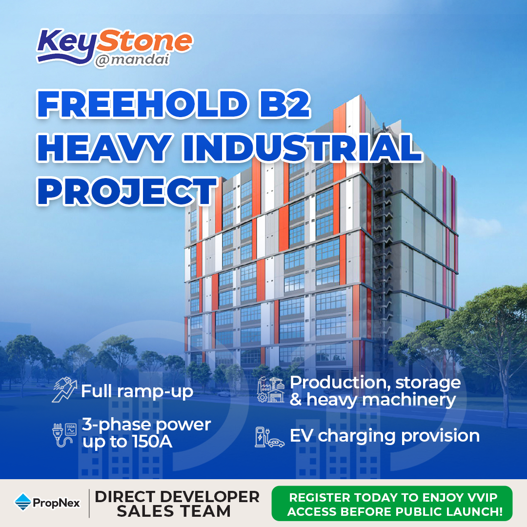 Patricia Chua - Property Strategist Facebook ad: Freehold B2 Heavy Industrial Project