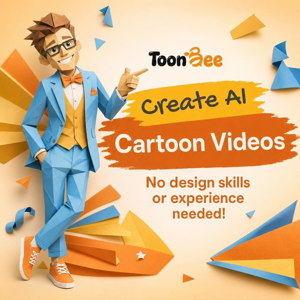 VidBee Facebook ad: 2D & 3D Cartoon Videos With Only 3 Clicks