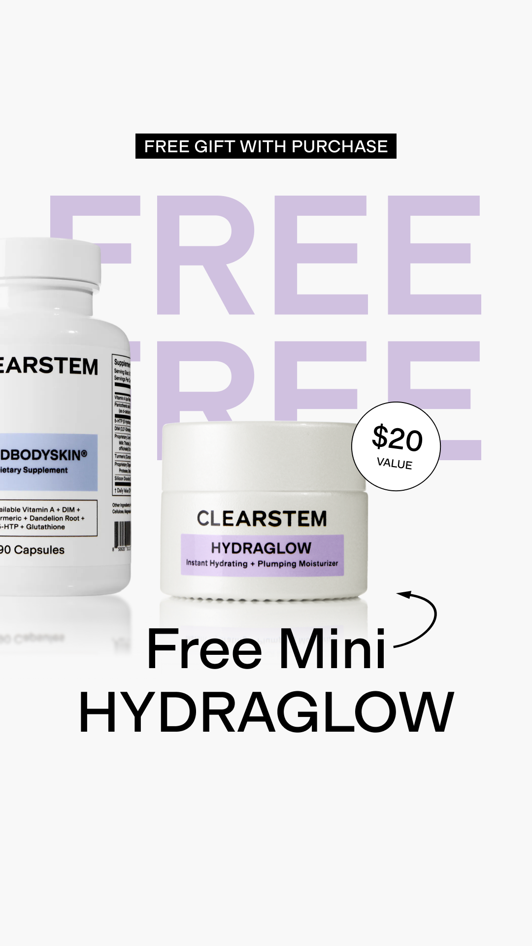 CLEARSTEM Skincare Facebook ad