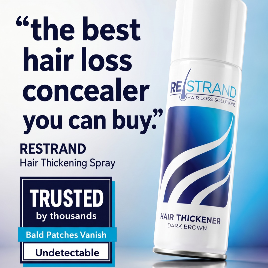 Instant Hair Thickening Spray Facebook ad: Say goodbye to thinning hair!