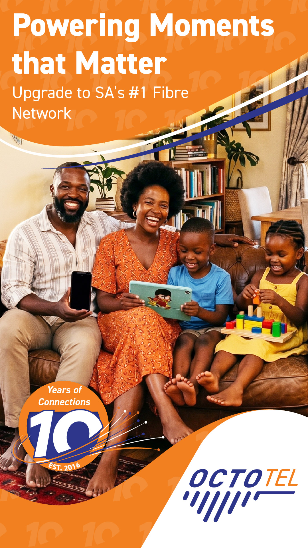 Octotel Facebook ad: Join the legacy. Check your coverage now.