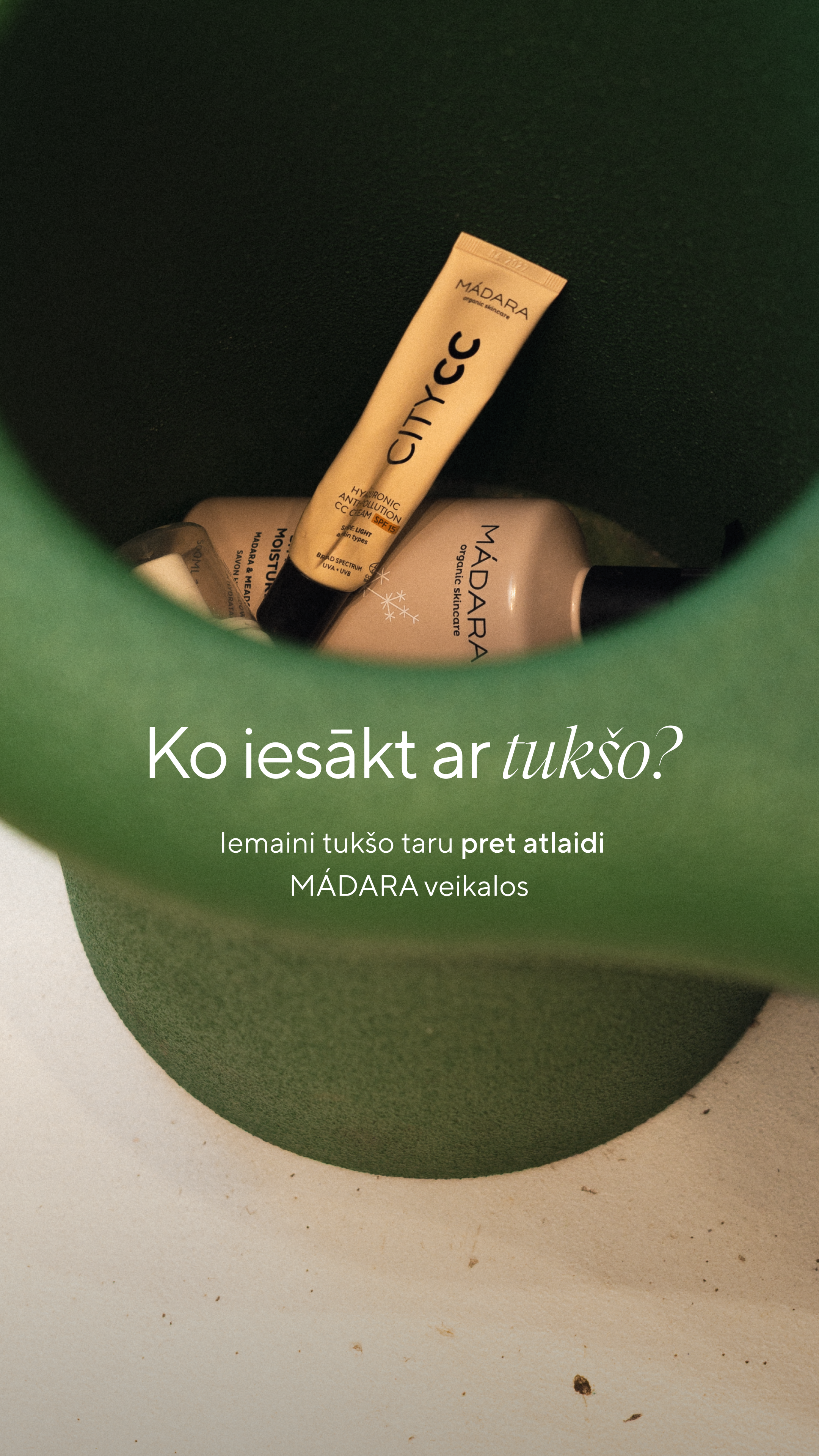 Mádara Organic Skincare Facebook ad