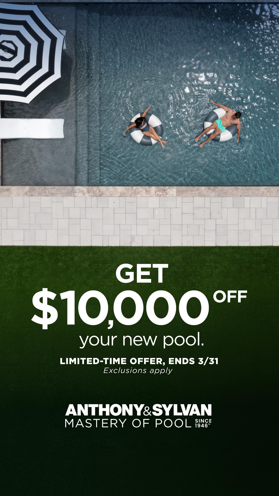 Anthony & Sylvan Pools Facebook ad