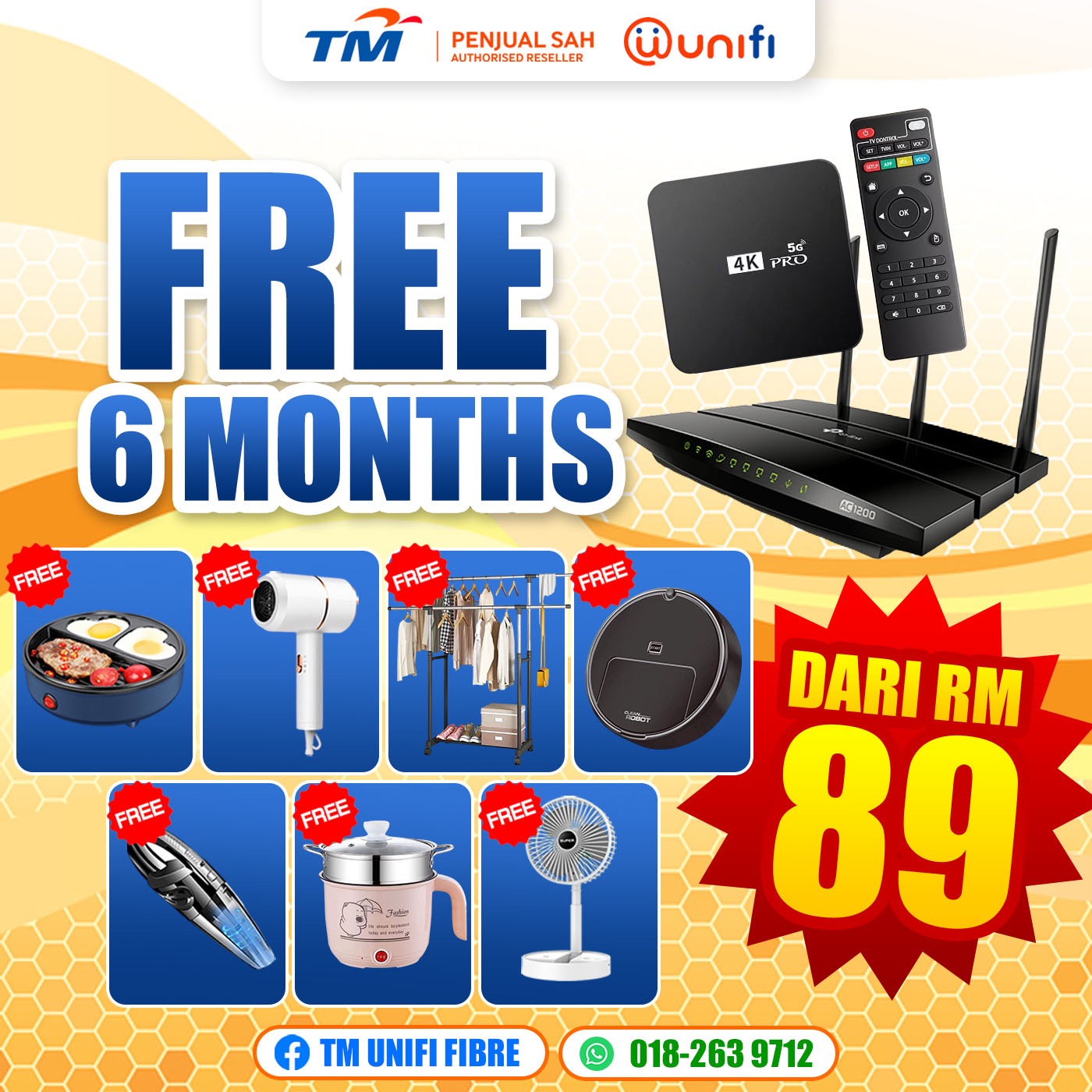 TM Unifi Fibre Pendaftaran Facebook ad