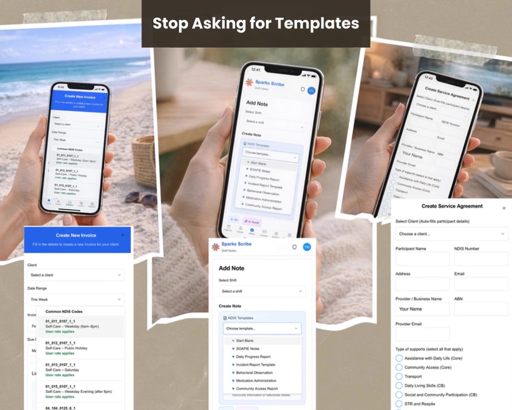 Sparks Scribe Shift Notes Facebook ad