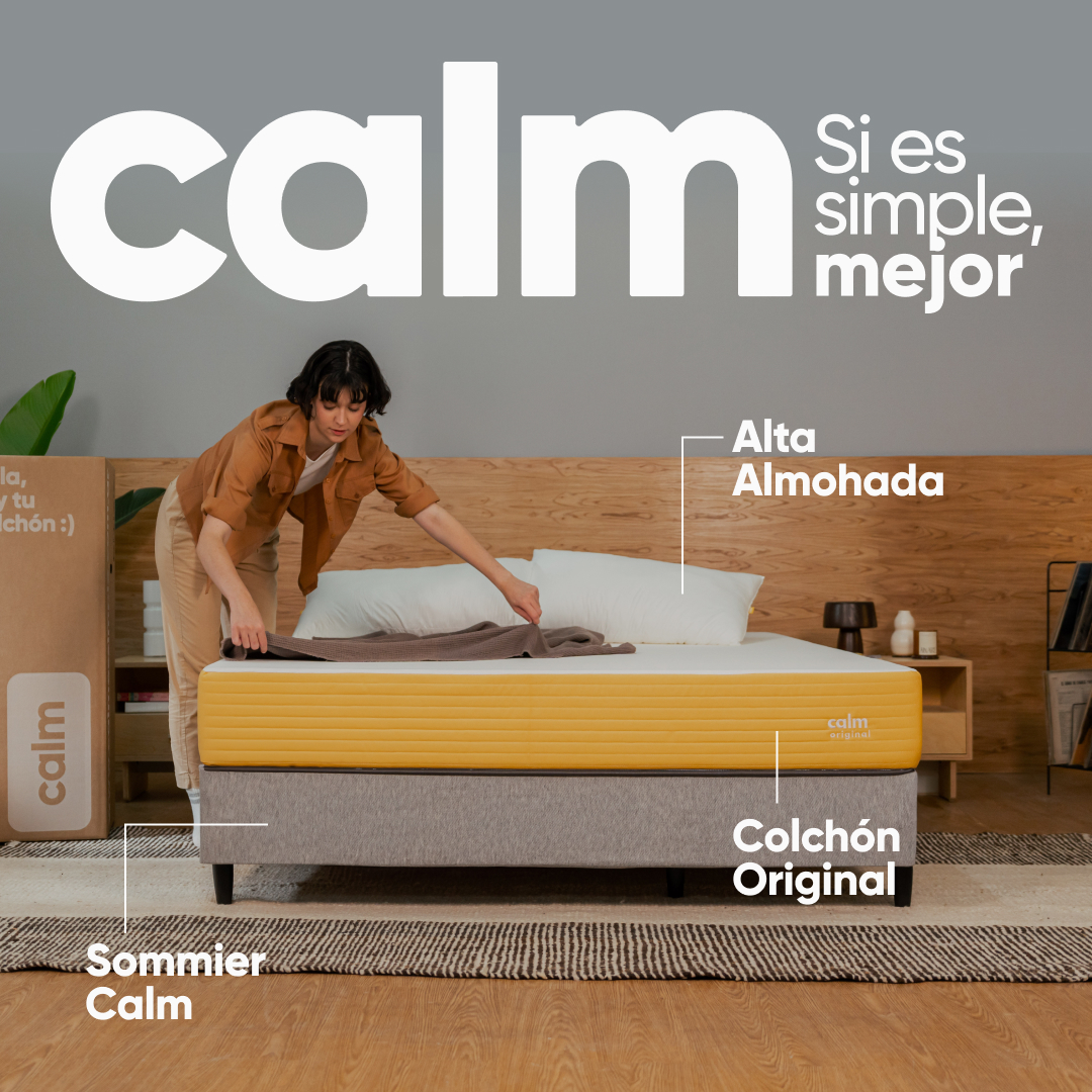 Calm es simple Facebook ad: Todos nuestros productos vienen en caja