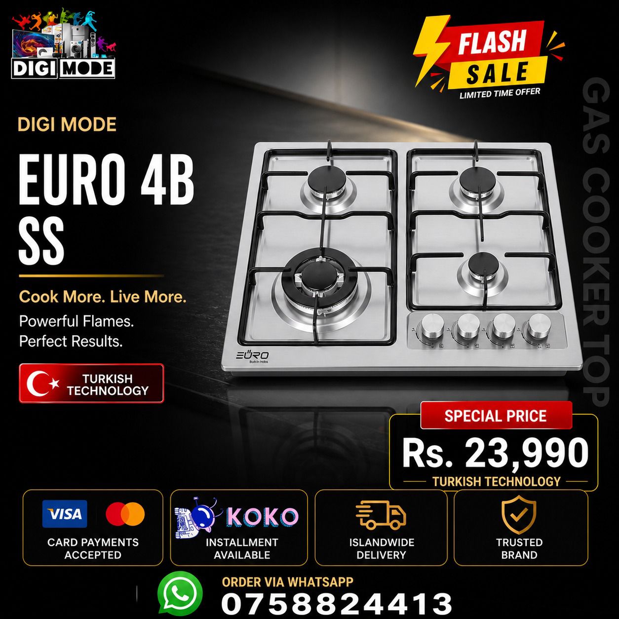 Digi MOde Facebook ad: Upgrade your cooking space in 2026 with our…