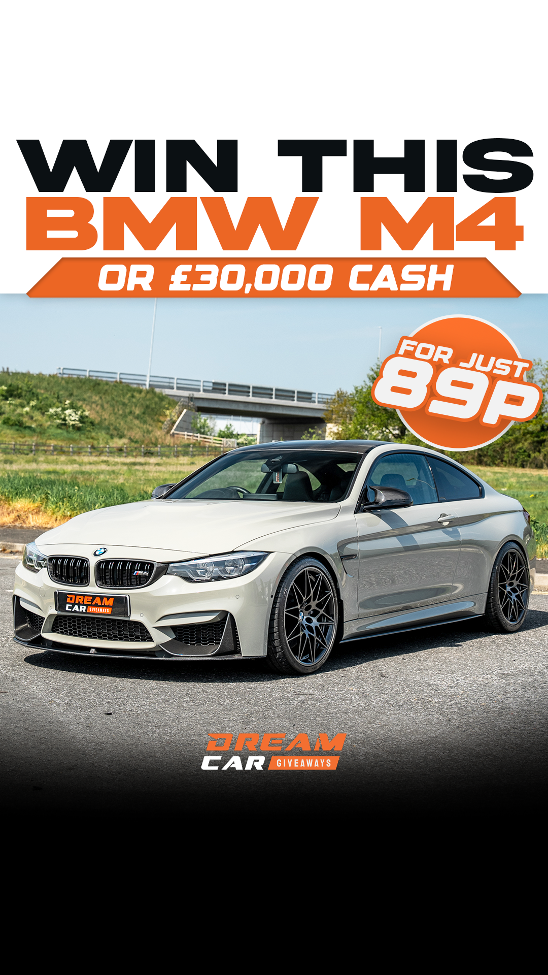 Dream Car Giveaways Facebook ad