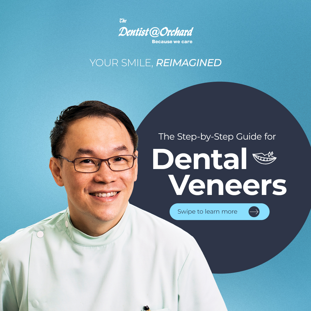 The Dentist Facebook ad: Your smile transformation, step by step.