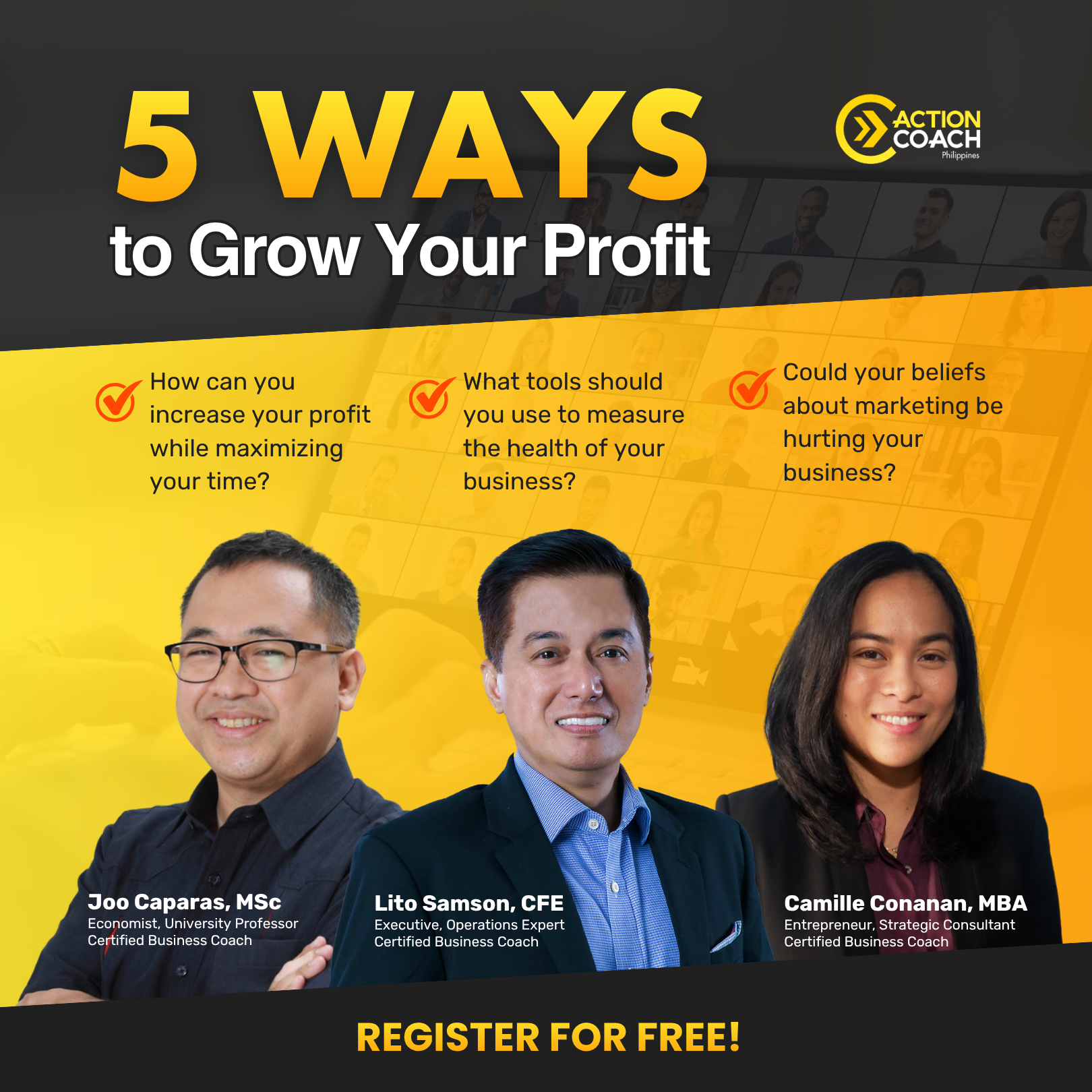 ActionCOACH Philippines Facebook ad