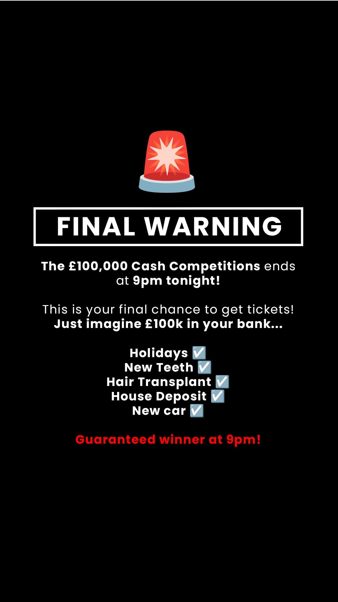Elite Competitions Facebook ad