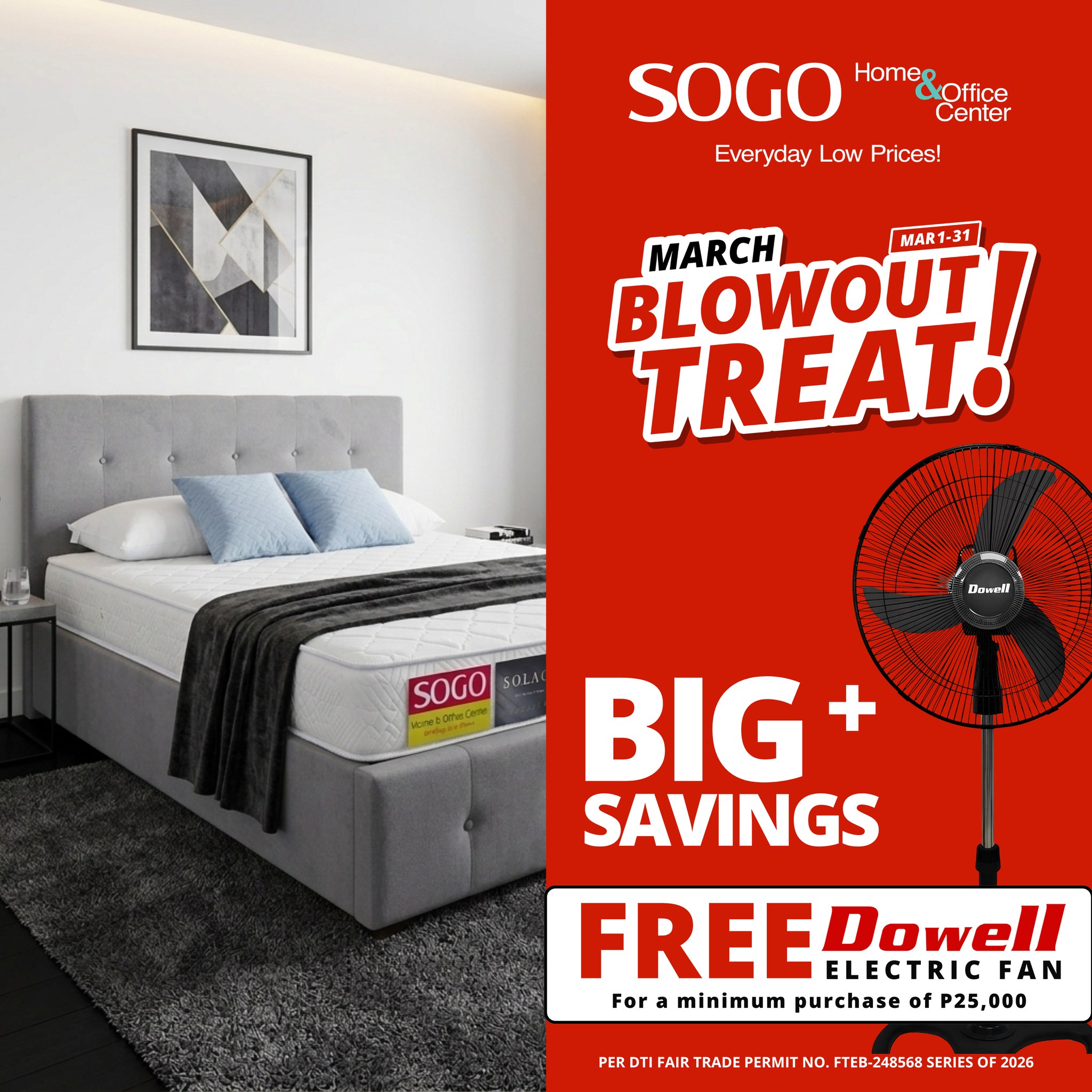 SOGO Home & Office Center Facebook ad