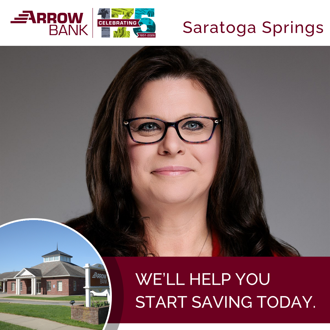 Arrow Bank Facebook ad: Get to your goals, and let Arrow Bank…